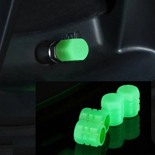 Car Luminous Tire Valve Cap(4 pcs set) - IA Store Dubai
