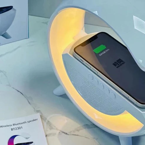 Led Wireless Charger Speaker - IA Store Dubai