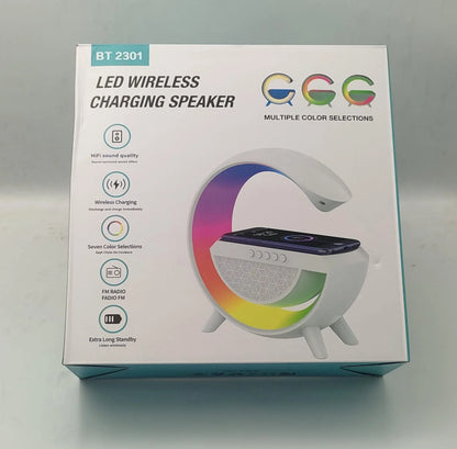 Led Wireless Charger Speaker - IA Store Dubai