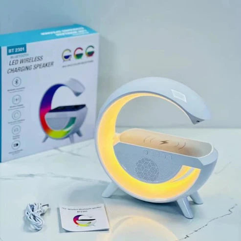 Led Wireless Charger Speaker - IA Store Dubai